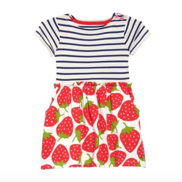 mini boden strawberry dress